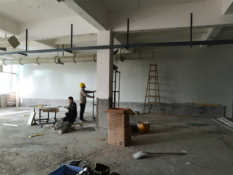 2018年8月深圳市頂成電子公司福建工廠裝修進(jìn)行中！